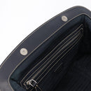 PRADA Boston Bag Nylon Navy Silver Auth ki6952V-16