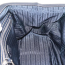 PRADA Boston Bag Nylon Navy Silver Auth ki6952V-22