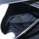 PRADA Boston Bag Nylon Navy Silver Auth ki6952V-25