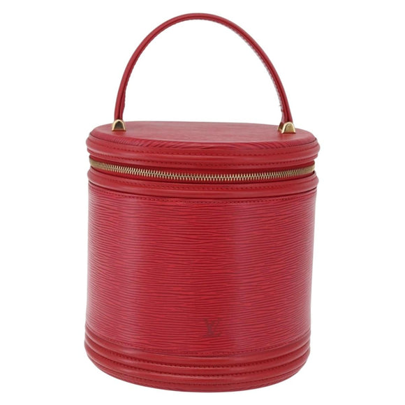 LOUIS VUITTON Epi Cannes Hand Bag Red M48037 LV Auth ki6953A