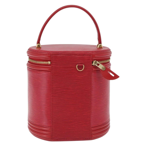 LOUIS VUITTON Epi Cannes Hand Bag Red M48037 LV Auth ki6953A