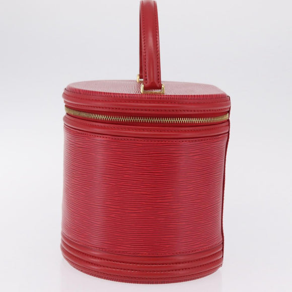 LOUIS VUITTON Epi Cannes Hand Bag Red M48037 LV Auth ki6953A