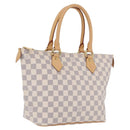 LOUIS VUITTON Damier Azur Saleya PM Tote Bag N51186 LV Auth ki6954V-1