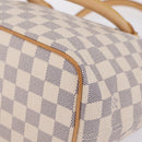 LOUIS VUITTON Damier Azur Saleya PM Tote Bag N51186 LV Auth ki6954V-14