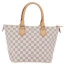 LOUIS VUITTON Damier Azur Saleya PM Tote Bag N51186 LV Auth ki6954V-3