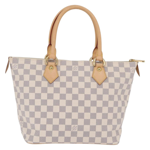 LOUIS VUITTON Damier Azur Saleya PM Tote Bag N51186 LV Auth ki6954V
