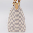 LOUIS VUITTON Damier Azur Saleya PM Tote Bag N51186 LV Auth ki6954V-5