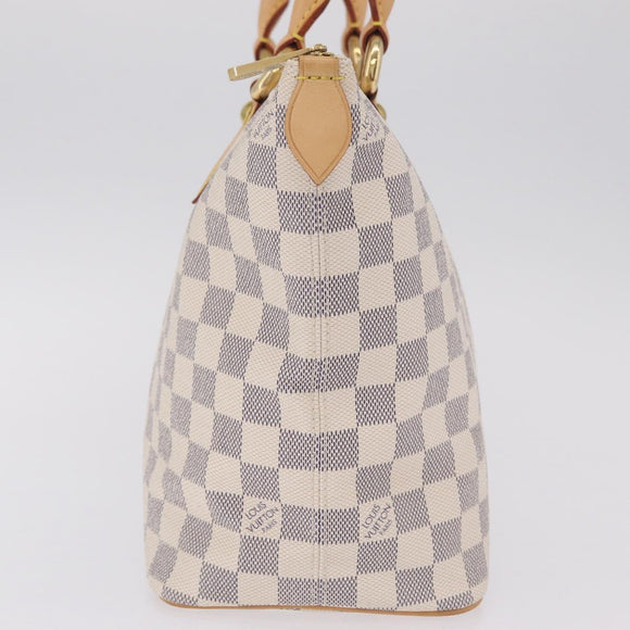 LOUIS VUITTON Damier Azur Saleya PM Tote Bag N51186 LV Auth ki6954V