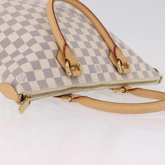 LOUIS VUITTON Damier Azur Saleya PM Tote Bag N51186 LV Auth ki6954V