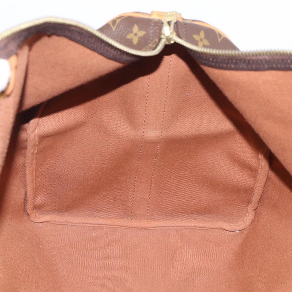 LOUIS VUITTON Monogram Keepall Bandouliere 55 Boston Bag M41414 LV Auth ki6956V