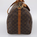 LOUIS VUITTON Monogram Keepall Bandouliere 55 Boston Bag M41414 LV Auth ki6956V-4
