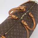 LOUIS VUITTON Monogram Keepall Bandouliere 55 Boston Bag M41414 LV Auth ki6956V-6