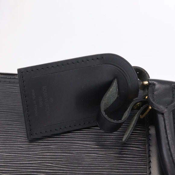 LOUIS VUITTON Epi Keepall 45 Boston Bag Noir M42972 LV Auth ki6957V