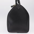 LOUIS VUITTON Epi Keepall 45 Boston Bag Noir M42972 LV Auth ki6957V-4
