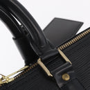 LOUIS VUITTON Epi Keepall 45 Boston Bag Noir M42972 LV Auth ki6957V-9
