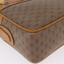 GUCCI Micro GG Shoulder Bag PVC Beige Gold Tone 001 113 0942 Auth ki6963-12