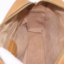 GUCCI Micro GG Shoulder Bag PVC Beige Gold Tone 001 113 0942 Auth ki6963-22