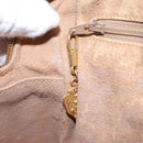GUCCI Micro GG Shoulder Bag PVC Beige Gold Tone 001 113 0942 Auth ki6963-24
