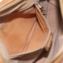 GUCCI Micro GG Shoulder Bag PVC Beige Gold Tone 001 113 0942 Auth ki6963-25