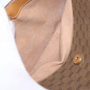GUCCI Micro GG Shoulder Bag PVC Beige Gold Tone 001 113 0942 Auth ki6963-26