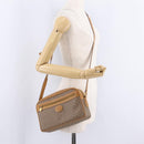 GUCCI Micro GG Shoulder Bag PVC Beige Gold Tone 001 113 0942 Auth ki6963-28