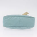 PRADA Shoulder Bag Nylon Light Blue Silver Auth ki6964A-12