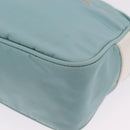 PRADA Shoulder Bag Nylon Light Blue Silver Auth ki6964A-14