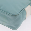PRADA Shoulder Bag Nylon Light Blue Silver Auth ki6964A-16