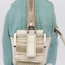 PRADA Shoulder Bag Nylon Light Blue Silver Auth ki6964A-18