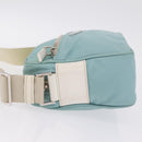 PRADA Shoulder Bag Nylon Light Blue Silver Auth ki6964A-5
