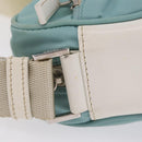 PRADA Shoulder Bag Nylon Light Blue Silver Auth ki6964A-6