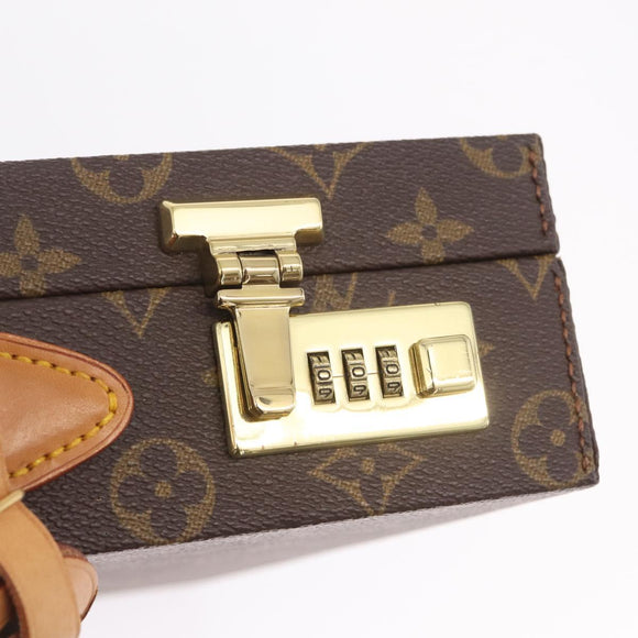 LOUIS VUITTON Monogram Attache Case Trunk LV Auth ki6965V