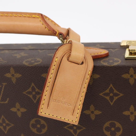 LOUIS VUITTON Monogram Attache Case Trunk LV Auth ki6965V