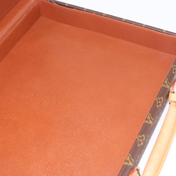 LOUIS VUITTON Monogram Attache Case Trunk LV Auth ki6965V