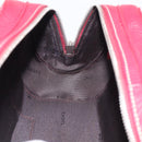 LOEWE Sender Hand Bag Leather Red Silver Auth ki6966M-20