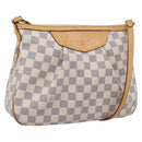 LOUIS VUITTON Damier Azur Siracusa PM Shoulder Bag N41113 LV Auth ki6967V-1