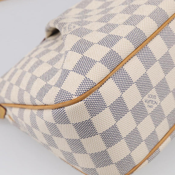 LOUIS VUITTON Damier Azur Siracusa PM Shoulder Bag N41113 LV Auth ki6967V
