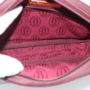 Cartier Shoulder Bag Leather Bordeaux Gold Auth ki6977-16