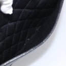 CHANEL COCO Mark Standard Tote Bag Caviar Skin Black Silver CC Auth ki6980M-23