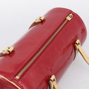 LOUIS VUITTON Monogram Vernis Bedford Hand Bag Red M91986 LV Auth ki6985V-6