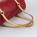 LOUIS VUITTON Monogram Vernis Bedford Hand Bag Red M91986 LV Auth ki6985V-7