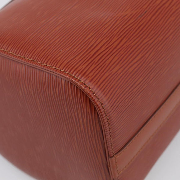LOUIS VUITTON Epi Speedy 25 Hand Bag Brown M43013 LV Auth ki6986V