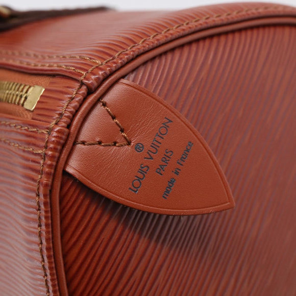 LOUIS VUITTON Epi Speedy 25 Hand Bag Brown M43013 LV Auth ki6986V