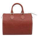 LOUIS VUITTON Epi Speedy 25 Hand Bag Brown M43013 LV Auth ki6986V-2
