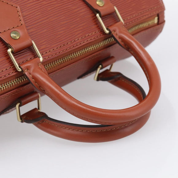 LOUIS VUITTON Epi Speedy 25 Hand Bag Brown M43013 LV Auth ki6986V