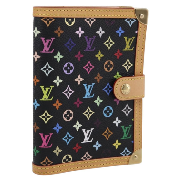 LOUIS VUITTON Multicolor Agenda PM Day Planner Cover R20895 LV Auth ki6989M