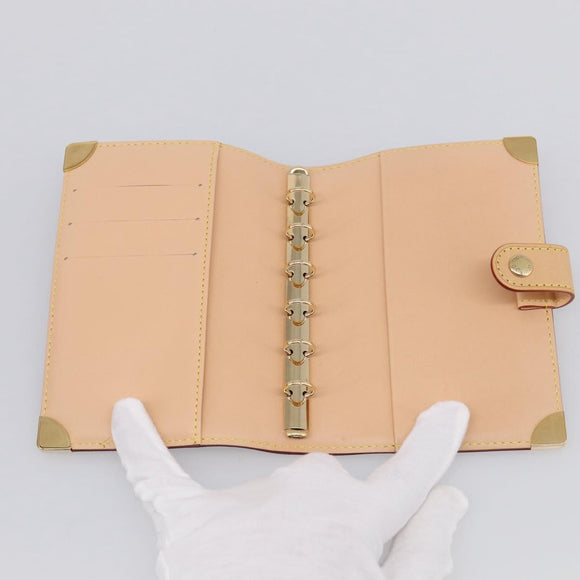 LOUIS VUITTON Multicolor Agenda PM Day Planner Cover R20895 LV Auth ki6989M