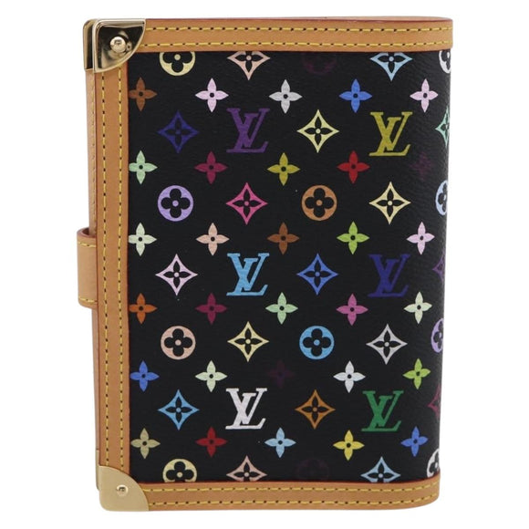 LOUIS VUITTON Multicolor Agenda PM Day Planner Cover R20895 LV Auth ki6989M