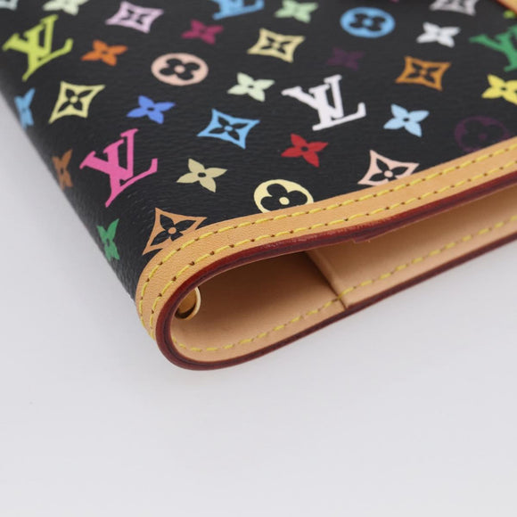 LOUIS VUITTON Multicolor Agenda PM Day Planner Cover R20895 LV Auth ki6989M