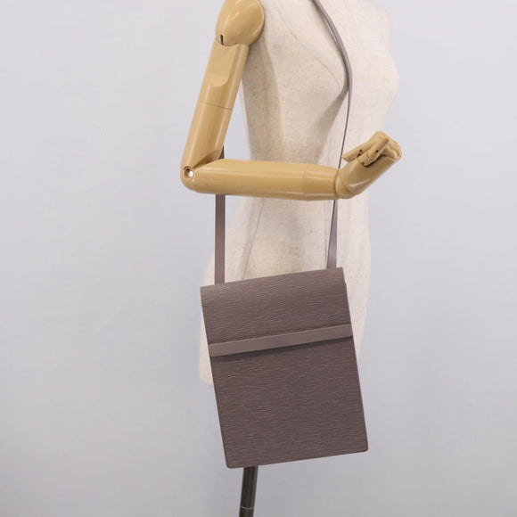 LOUIS VUITTON Epi Ramatuelle Shoulder Bag Lilac M5247B LV Auth ki6991A